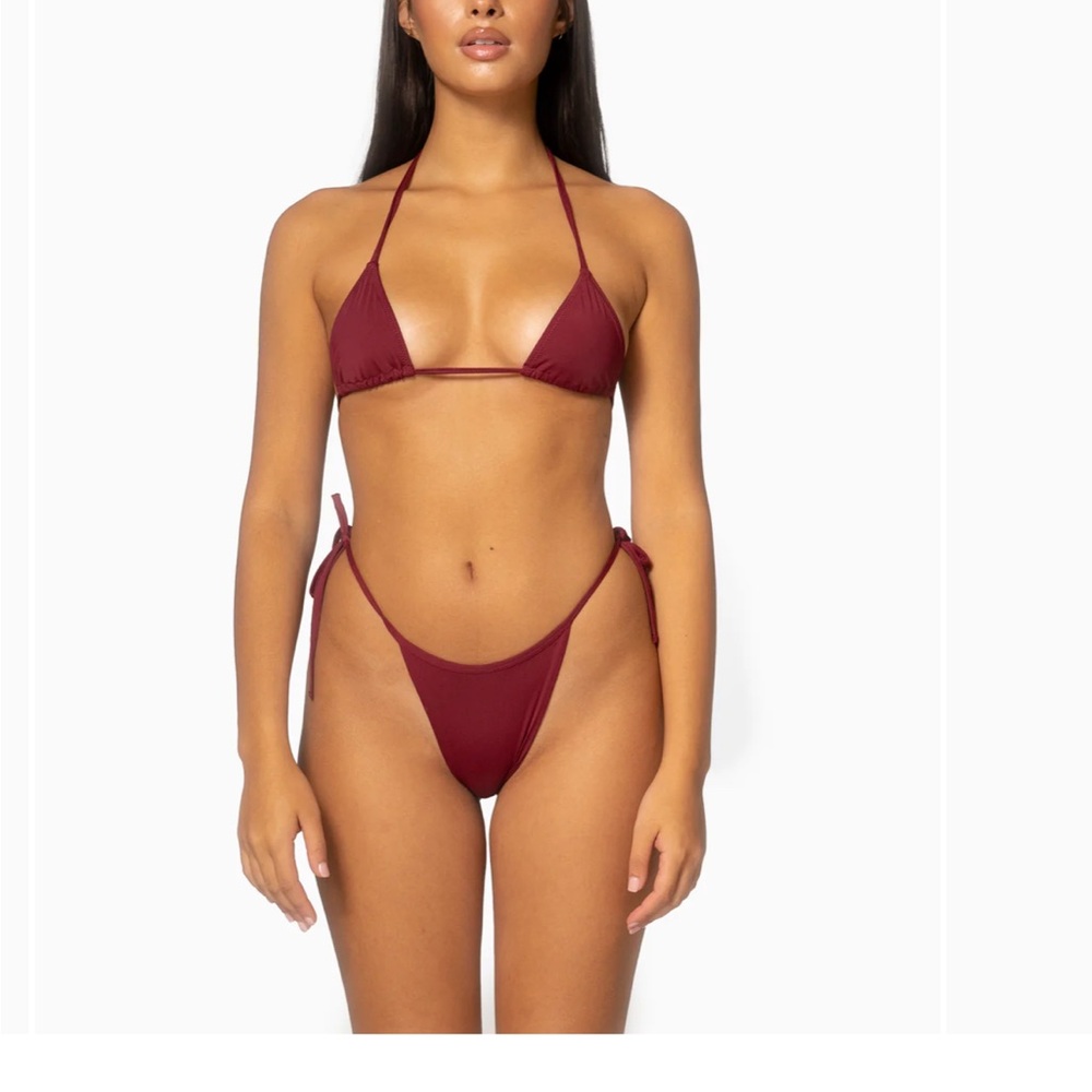 Two Piece Brand New Never Worn 437 Ruby Red Bikini set!!